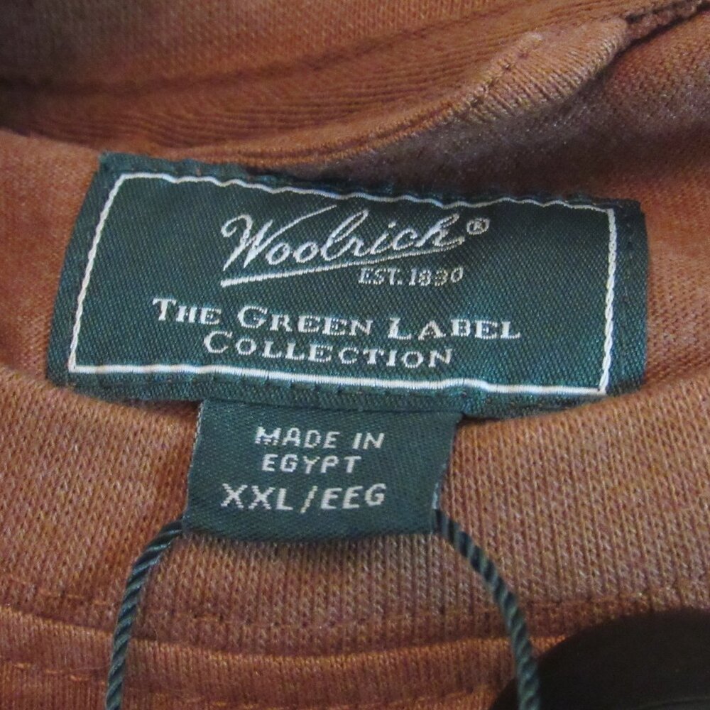 NWT Woolrich Brown Long Sleeve Pocket Tee Size XXL Green Label Collection - Picture 5 of 10